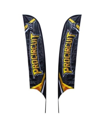 BANDERA PROCIRCUIT 4,8 M + PICA DE ACERO