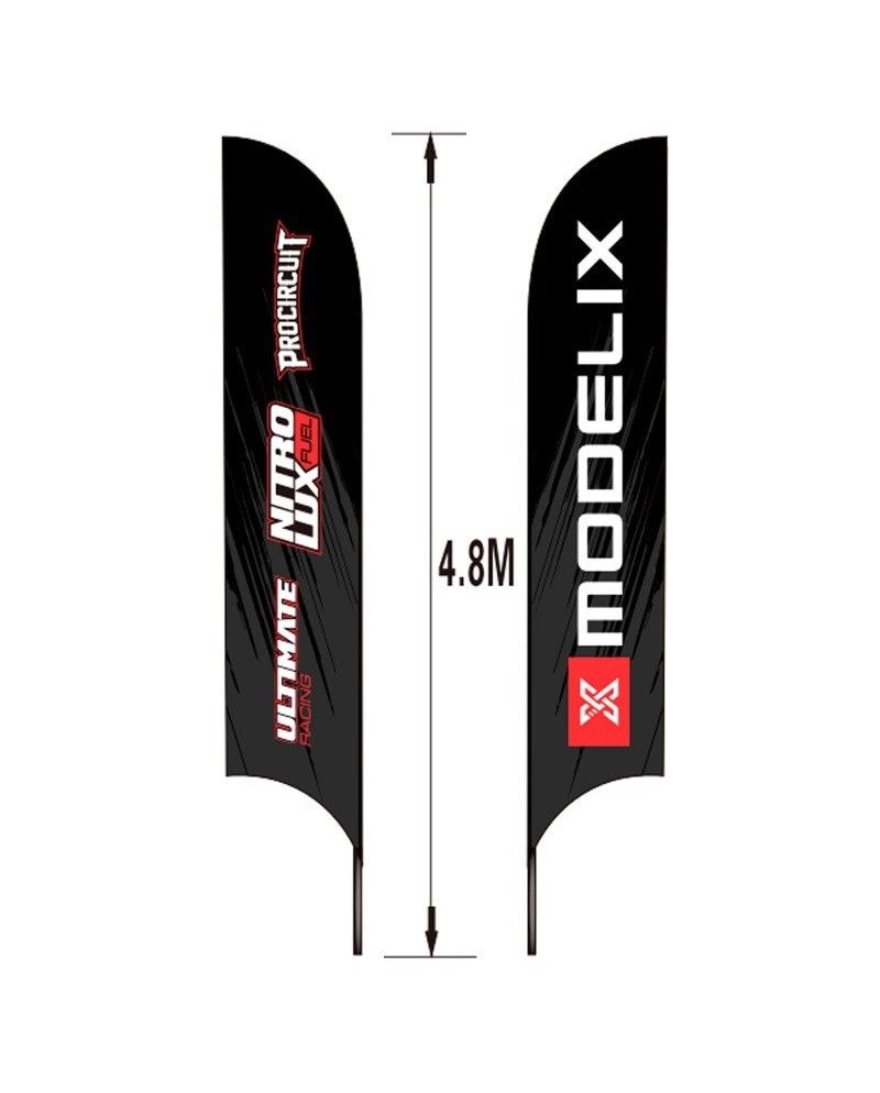 BANDERA MODELIX 4,8 M + PICA DE ACERO