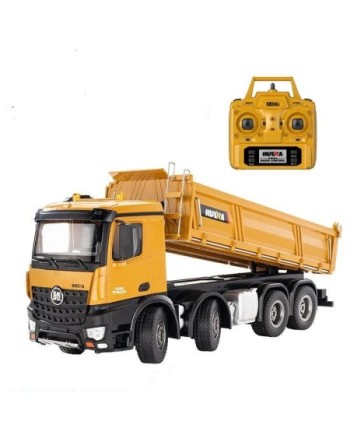 VOLQUETE HUINA HU1536 1/14 SEMI METALICO 2.4G 12CH