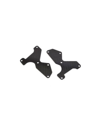 PLACA CARBONO TRAPECIO DEL. MBX8/8R (1mm) (2u.)