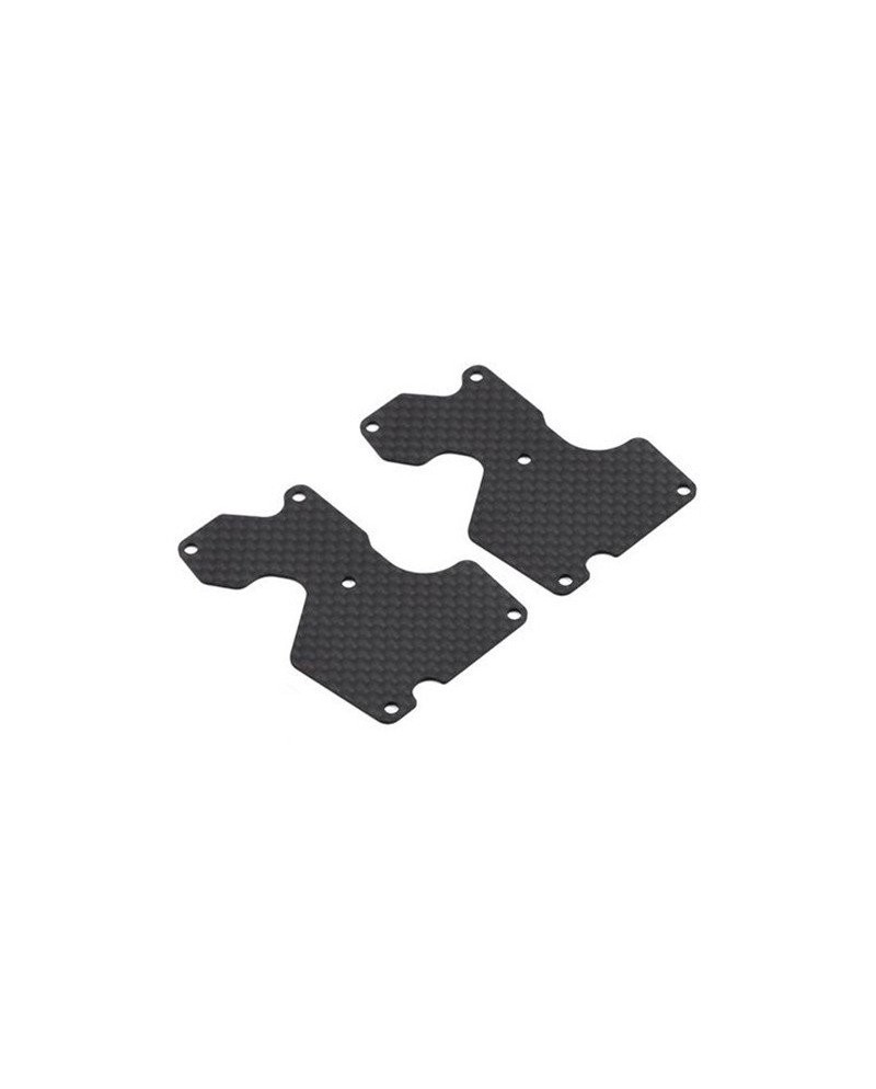 PLACA CARBONO TRAPECIO TRAS. MBX8 (1mm) (2u.)