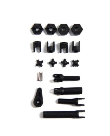 CARDANS CENTRALES + HEX. RUEDA + SERVO HORN RGT136161