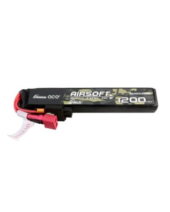 GENS ACE G-TECH 1200 mha 11.1V 25C 3S1P AIRSOFT WITH T-DEAN -GEA123S25DGT
