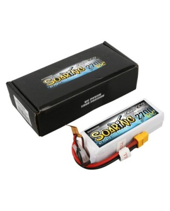 GENS ACE SOARING 2700 mAh 11.1V 30C 3S1P WITH XT60-GEA27003S30X6