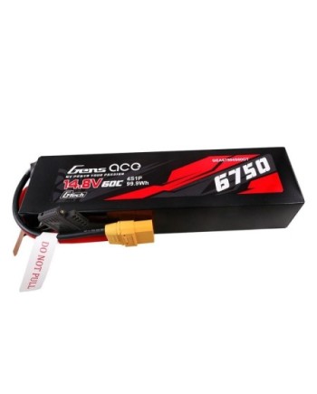 GENS ACE G-TECH 6750 mAh 14.8V 60C 4S1P WITH XT90-GEA67504S60GT