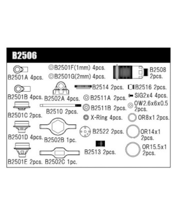 SET AMORTIGUADOR TRASERO MSB1