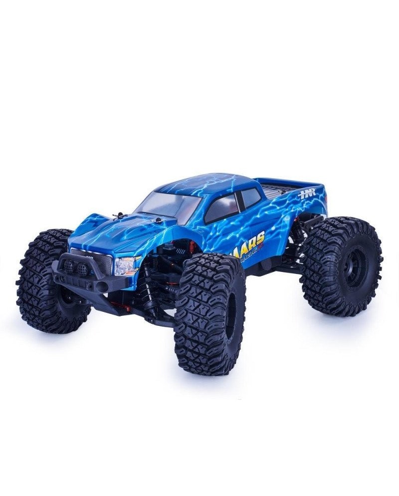COCHE MARS BAJA 1/10 BRUSHLESS 80A 3600KW HNR9801-B WATERPROOF 4X4 AZUL RTR