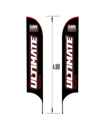 BANDERA ULTIMATE 4,8 M + PICA DE ACERO + BOLSA