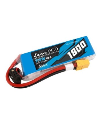 GENS ACE G-TECH 1800 mAh 7,4V 45C 2S1P WITH XT60  - GEA182S45X6GT