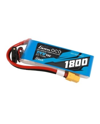 GENS ACE G-TECH 1800 mAh 7,4V 45C 2S1P WITH XT60  - GEA182S45X6GT