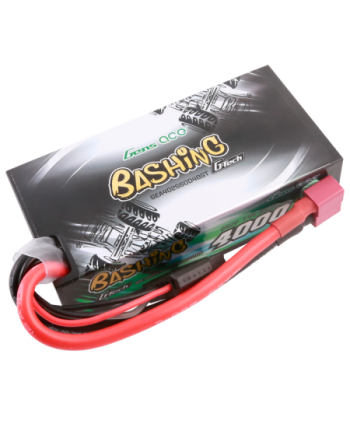GENS ACE G-TECH 4000 mAh 7.4V 60C 2S1P WITH T-DEAN  BASHING SERIES - GEA402S60D48GT