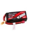 GENS ACE G-TECH 4300 mha 11.4V 60C HV 3S1P WITH T-PLUG - GEA433S60DGT