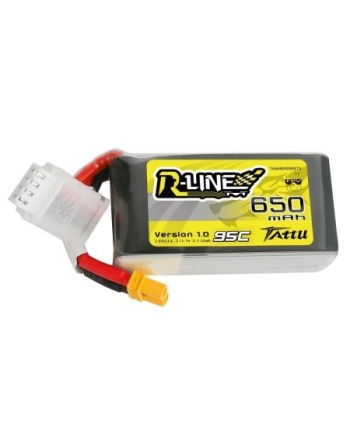 TATTU REDLINE SERIES 650 mha 11.1V 95C 3S1P WITH XT30 - TAA6503S95XT3