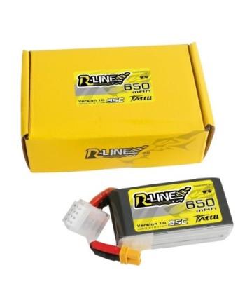 TATTU REDLINE SERIES 650 mha 11.1V 95C 3S1P WITH XT30 - TAA6503S95XT3