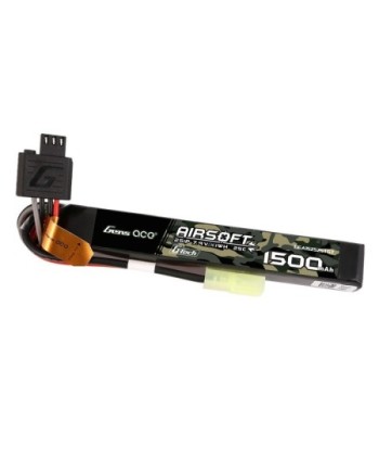GENS ACE G-TECH 1500 mAh 7.4V 25C 2S1P AIRSOFT WITH MINI TAMIYA-GEA152S25TGT