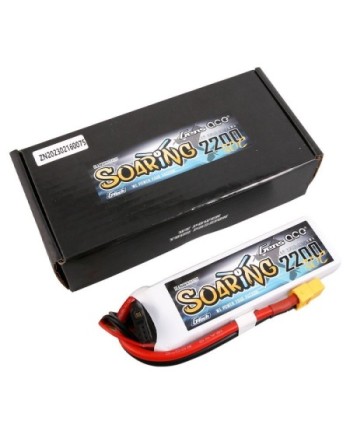 GENS ACE G-TECH SOARING 2200 mAh 7.4V 30C 2S1P WITH XT60-GEA222S30X6GT