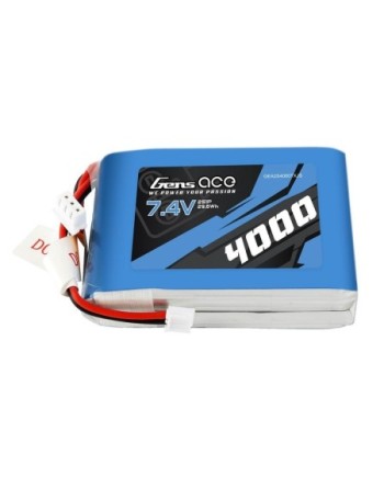GENS ACE 4000 mha 7.4V 2S1P WITH JST -TRANSMITER - GEA2S4000TXJS