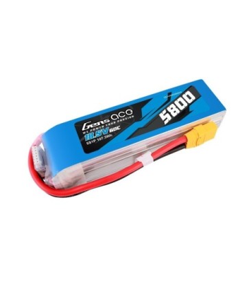 GENS ACE 5800 mAh 18.5V 60C 5S1P WITH XT90 -GEA58005S60X9