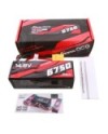 GENS ACE G-TECH 6750 mAh 14.8V 60C 4S1P HC WITH XT90-GEA67504S60XGT