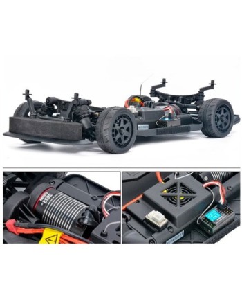 COCHE PANTHER 1/10 DRIFT BRUSHLESS 60A 3300KW HNR9802-GR 4X4 WATERPROOF GRIS RTR