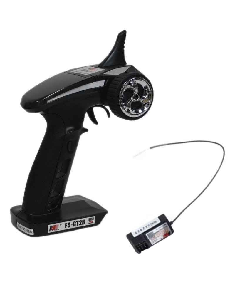 EMISORA GT2B 3CH CON RECEPTOR GR3E (3CH AFHDS) + PACK BAT FLYSKY