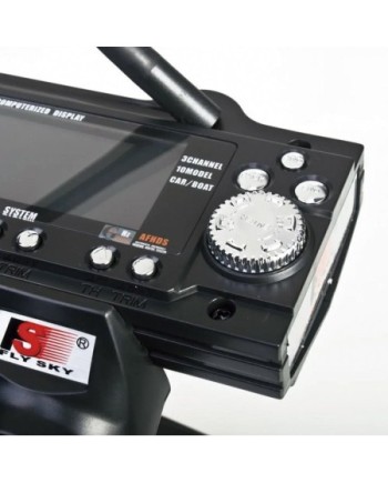 EMISORA GT3B 3CH CON RECEPTOR GR3E (3CH AFHDS) LCD FLYSKY