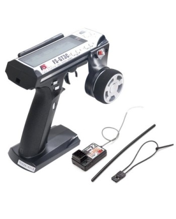 EMISORA GT3C 3CH CON RECEPTOR GR3E (3CH AFHDS) LCD + PACK BAT FLYSKY