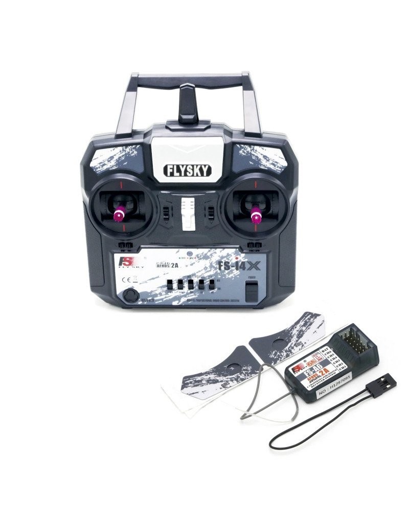 EMISORA i4X 4CH CON RECEPTOR A6 (6CH AFHDS 2A) FLYSKY