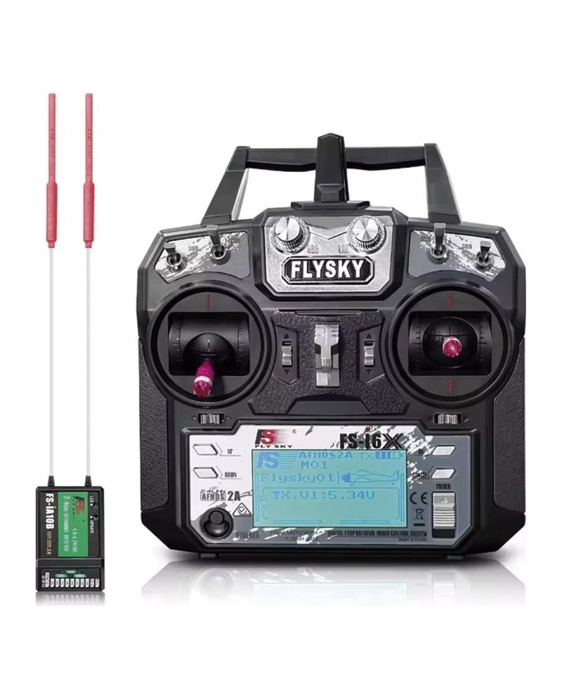 EMISORA i6X 10CH CON RECEPTOR iA10B S-BUS (10CH AFHDS 2A) FLYSKY