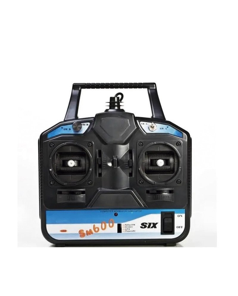 EMISORA SIMULADOR VUELO SM600 FLYSKY