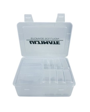CAJA PLASTICO ULTIMATE CON 3 CAJAS INTERIORES GRANDES + 8 MEDIANAS