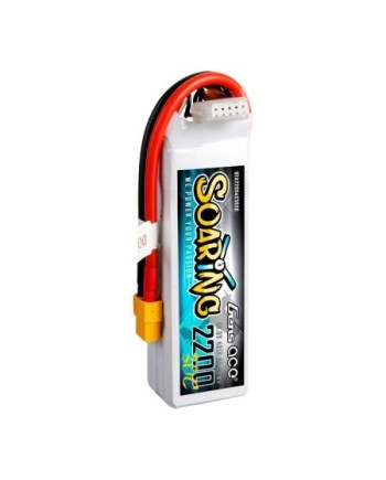 GENS ACE SOARING 2200 mAh 14.8V 30C 4S1P WITH XT60-GEA22004S30X6