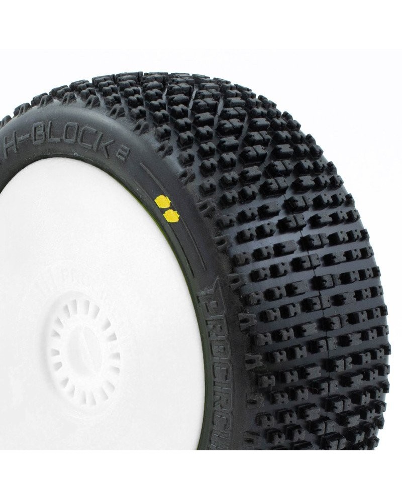 H-BLOCK v2 BUGGY S2 (SOFT) EN LLANTA BLANCA (2pcs.)
