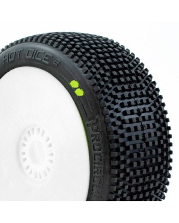 HOT DICES v2 BUGGY S2 (SOFT) EN LLANTA BLANCA (2pcs.)