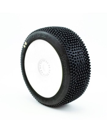 HOT DICES v2 BUGGY S1 (SUPER SOFT) EN LLANTA BLANCA (2pcs.)
