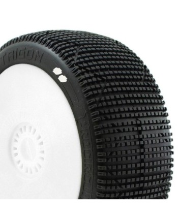 TRIGON v3 BUGGY S1 (SUPER SOFT) EN LLANTA BLANCA (2pcs.)