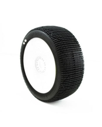 TRIGON v3 BUGGY S1 (SUPER SOFT) EN LLANTA BLANCA (2pcs.)