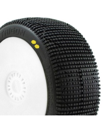 TRIGON v3 BUGGY S2 (SOFT) EN LLANTA BLANCA (2pcs.)