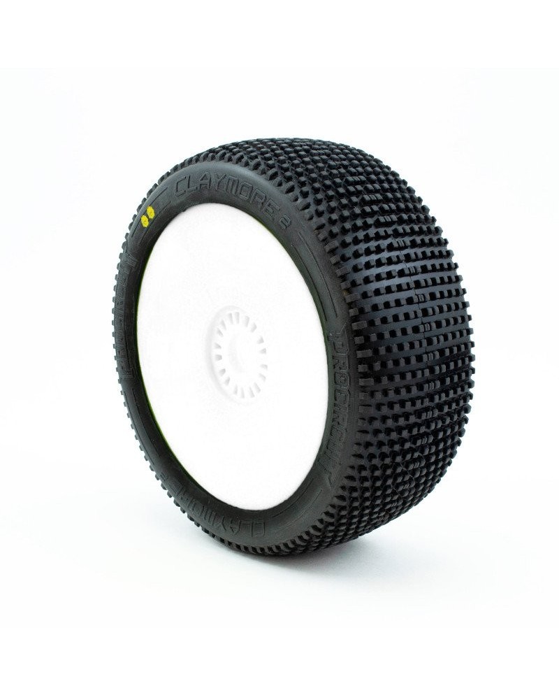 CLAYMORE v2 BUGGY S2 (SOFT) EN LLANTA BLANCA (2pcs.)