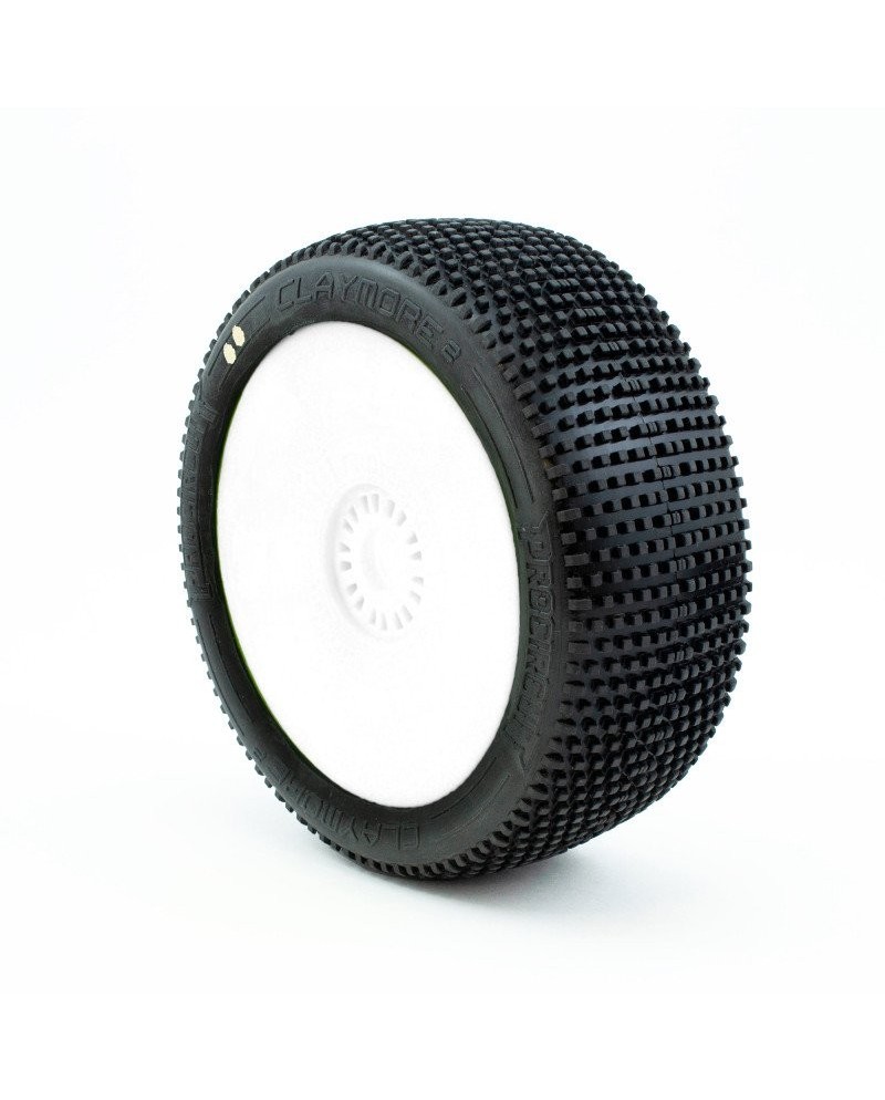 CLAYMORE v2 BUGGY S1 (SUPER SOFT) EN LLANTA BLANCA (2pcs.)