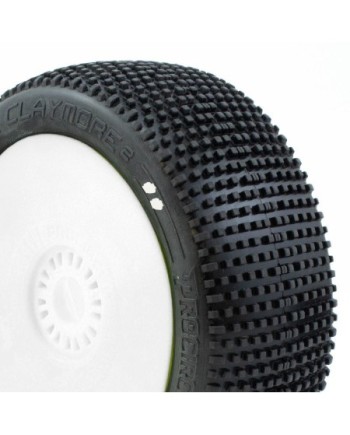 CLAYMORE v2 BUGGY S1 (SUPER SOFT) EN LLANTA BLANCA (2pcs.)