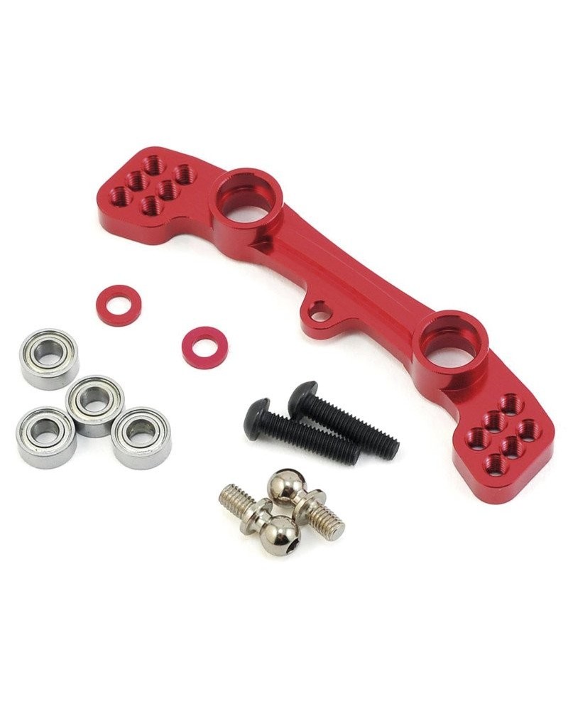 PLACA ACKERMAN ALUMINIO RMX2.5 ROJO MST