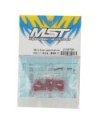 SET TRAPECIO SUPERIOR ALUMINIO RMX2.5 ROJO MST