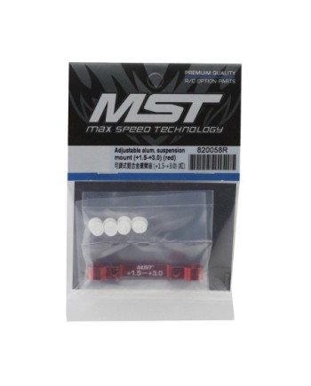 PLACA CONVERGENCIA TRASERA AJUSTABLE RMX2.5 (+1.5-+3.0) MST