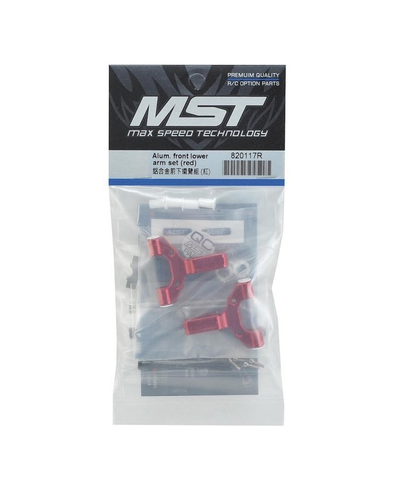 SET TRAPCIO DEL. ALUM. ROJO RMX 2.5 (2u.) MST