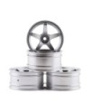 LLANTA MST PLATA FLAT 5 RADIOS (+5) (F2R2)