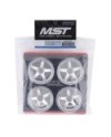 LLANTA MST PLATA FLAT 5 RADIOS (+5) (F2R2)