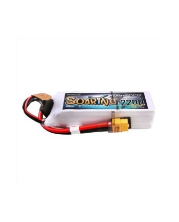 GENS ACE G-TECH SOARING 2200 mAh 14.8V 30C 4S1P WITH XT60-GEA224S30X6GT