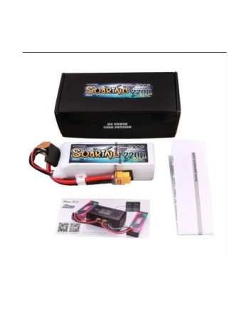 GENS ACE G-TECH SOARING 2200 mAh 14.8V 30C 4S1P WITH XT60-GEA224S30X6GT