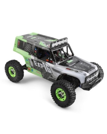 COCHE ELECTRICO RTR 1/12 ROCK CRAWLER 4WD 2.4 GHZ VERDE-  WLTOYS 124006